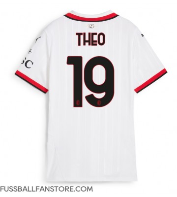 AC Milan Theo Hernandez #19 Replik Auswärtstrikot Damen 2024-25 Kurzarm